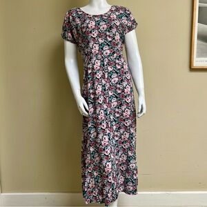 Vintage Princess Waistline Floral Dress
